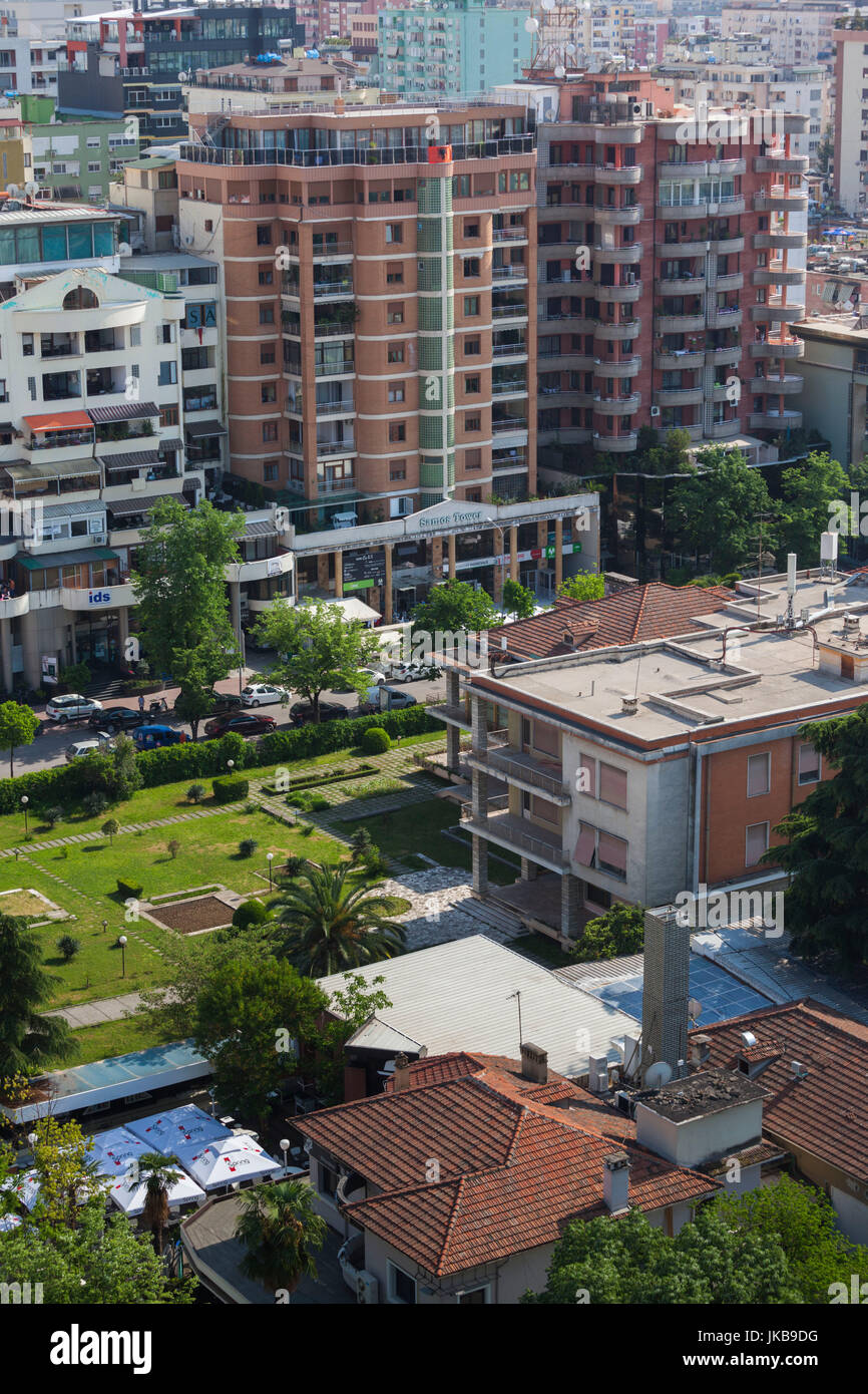 Albania, Tirana, Blloku area, formerly used by Communist party elite ...