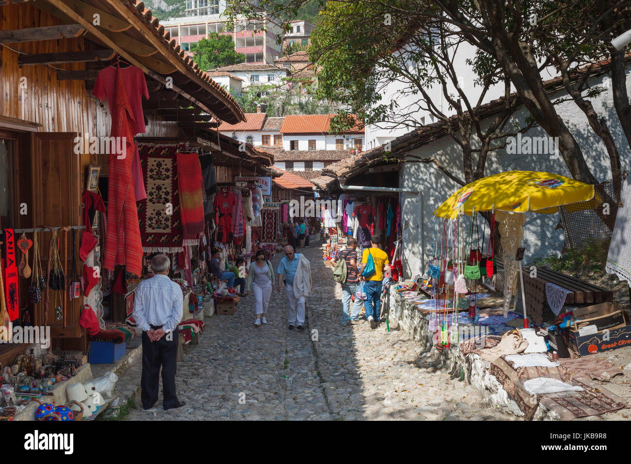 Albania, Kruja, town bazaar Stock Photo - Alamy