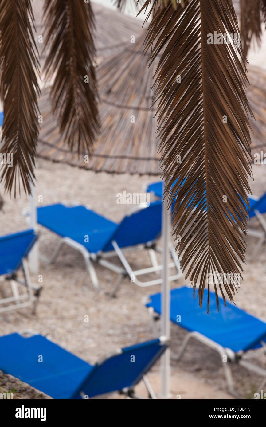 Albania, Albanian Riviera, Saranda, beachfront along the Ionian Sea
