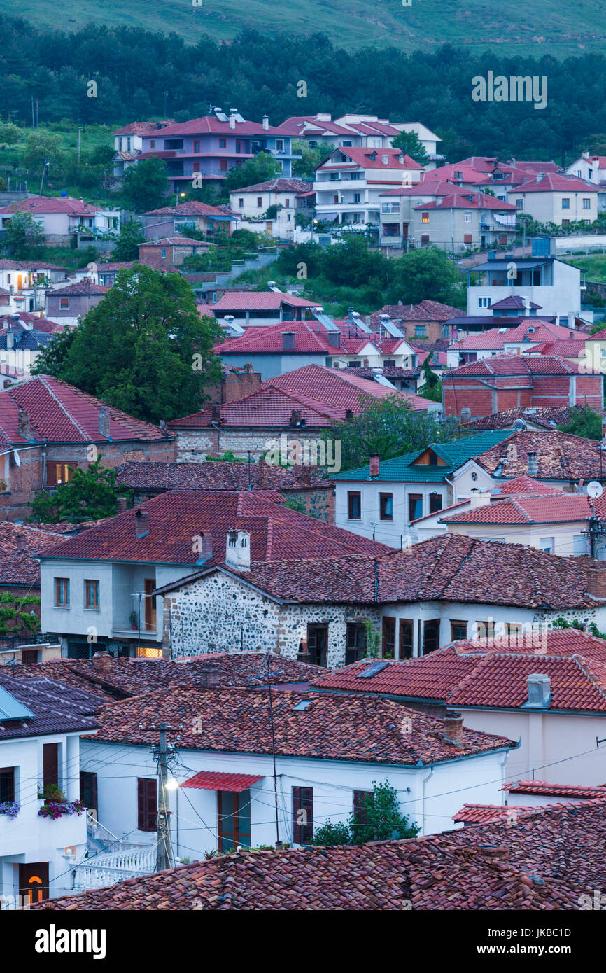 Albania Korca Elevated Town View Dusk Stock Photo Alamy Albania Korca Elevated Town View Dusk Stock Photo Alamy