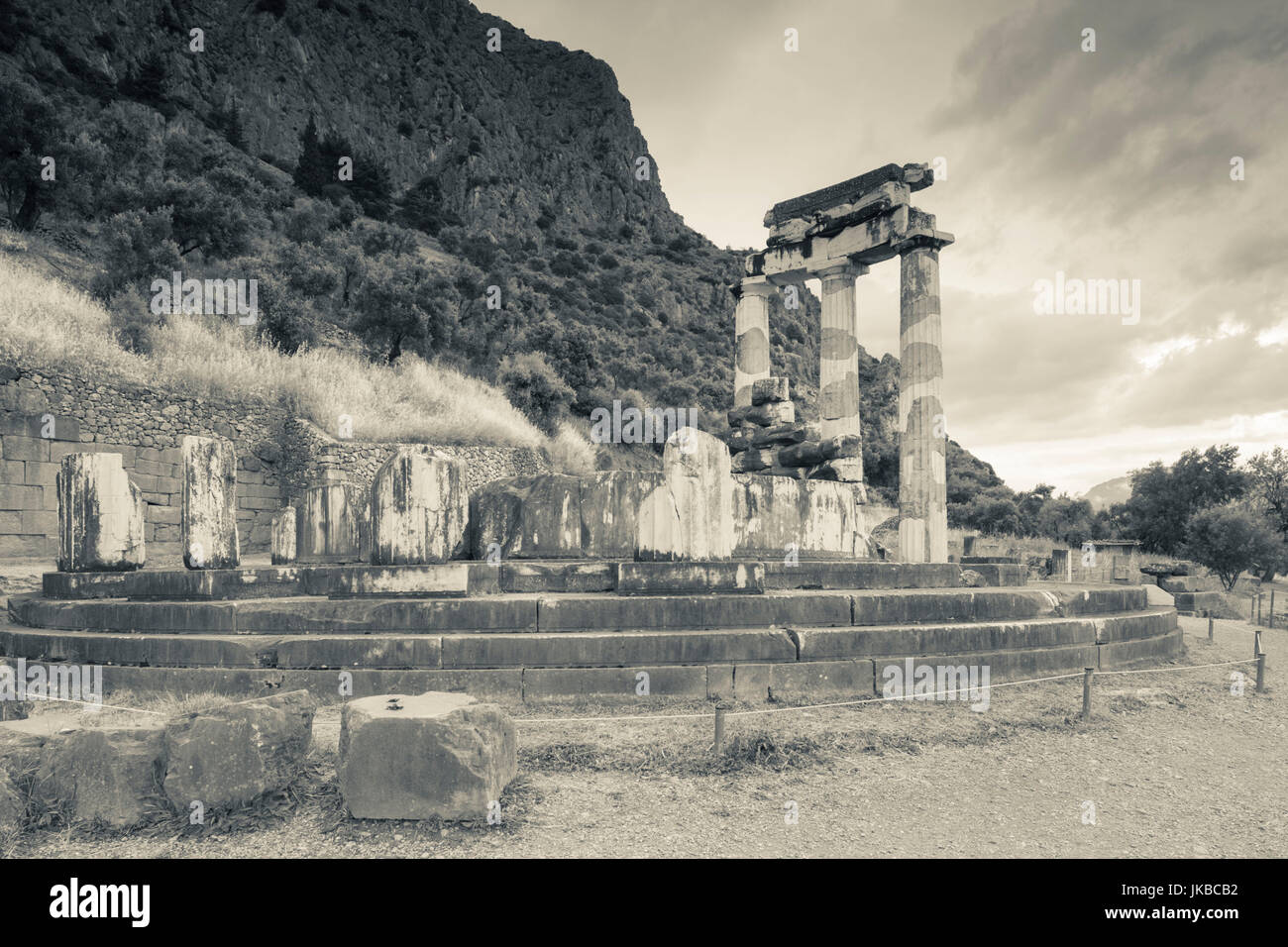 Greece, Central Greece Region, Delphi, Ancient Delphi, Sanctuary of