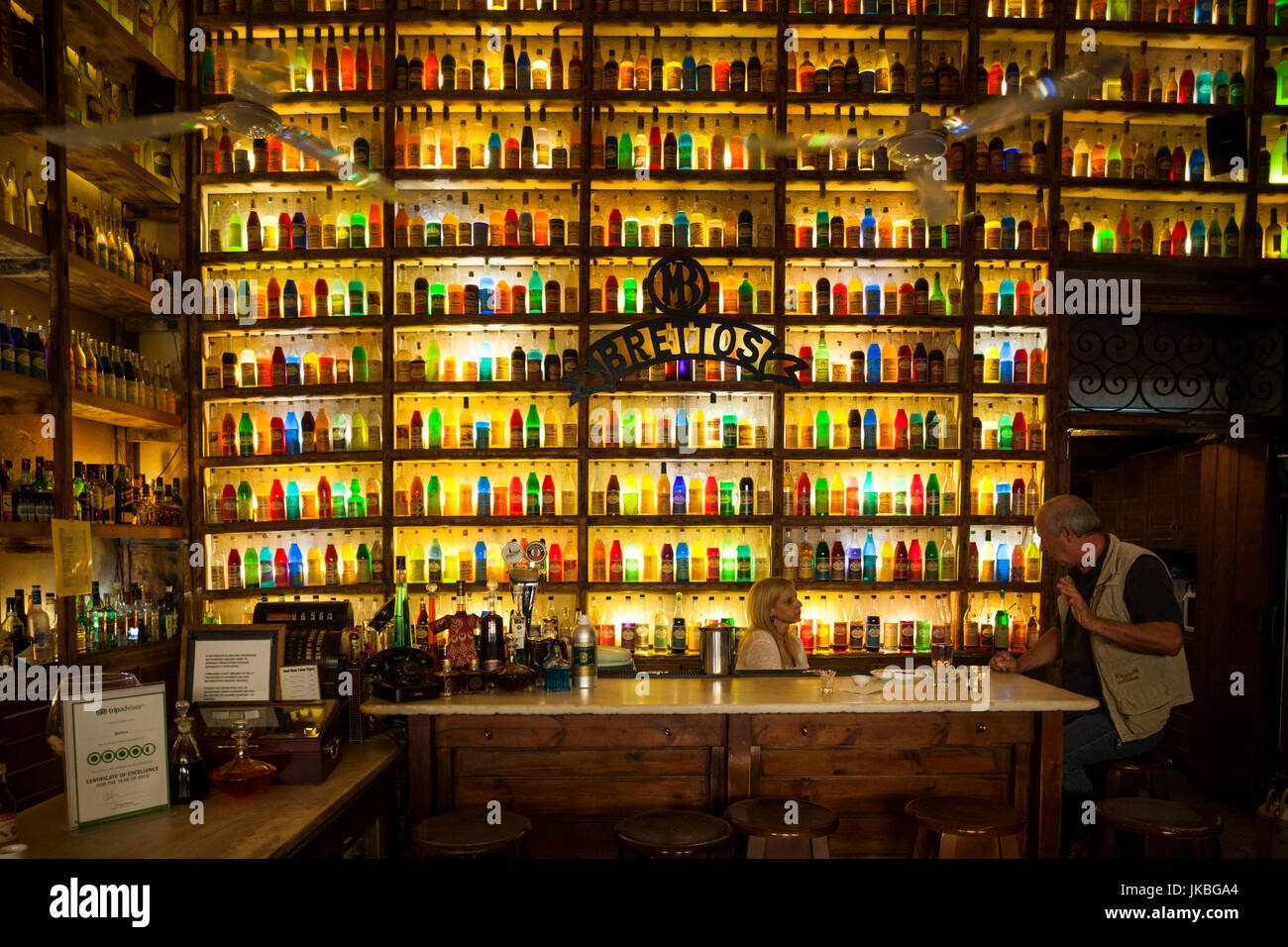 Greece, Central Greece Region, Athens, Brettos Bar, interior Stock