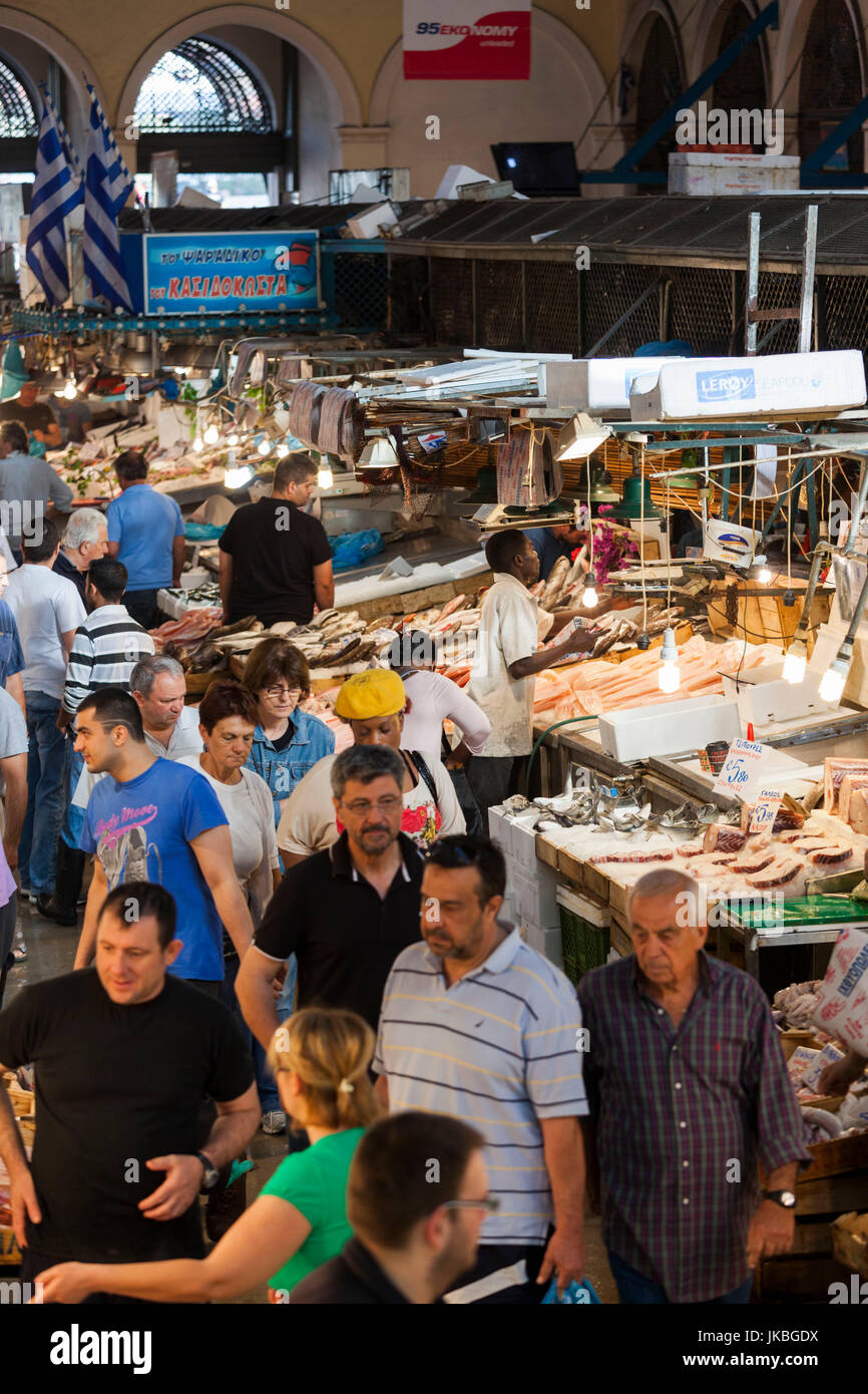 Athens central fish market hires stock photography and images Alamy