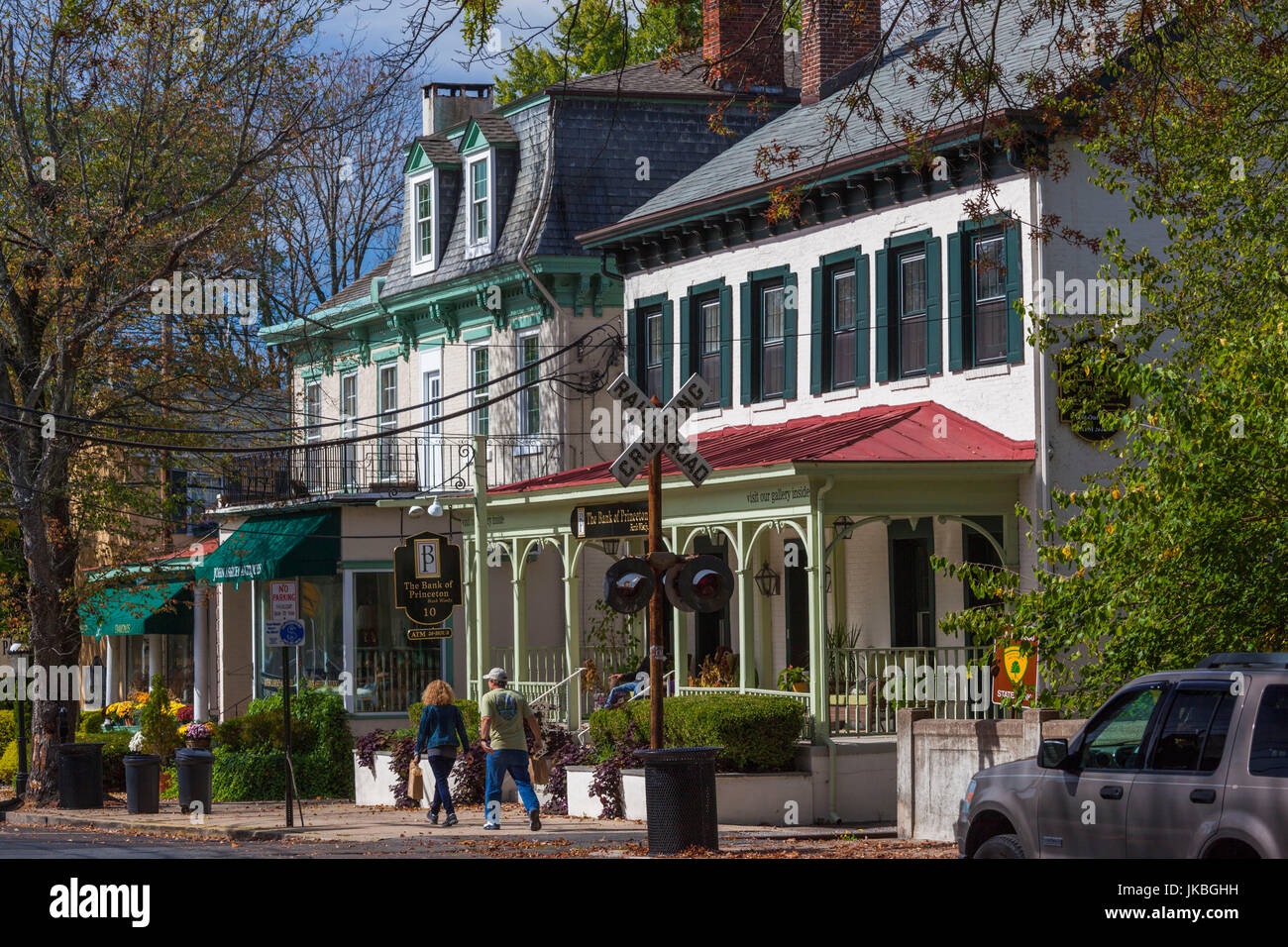 USA, New Jersey, Lambertville, street view Stock Photo