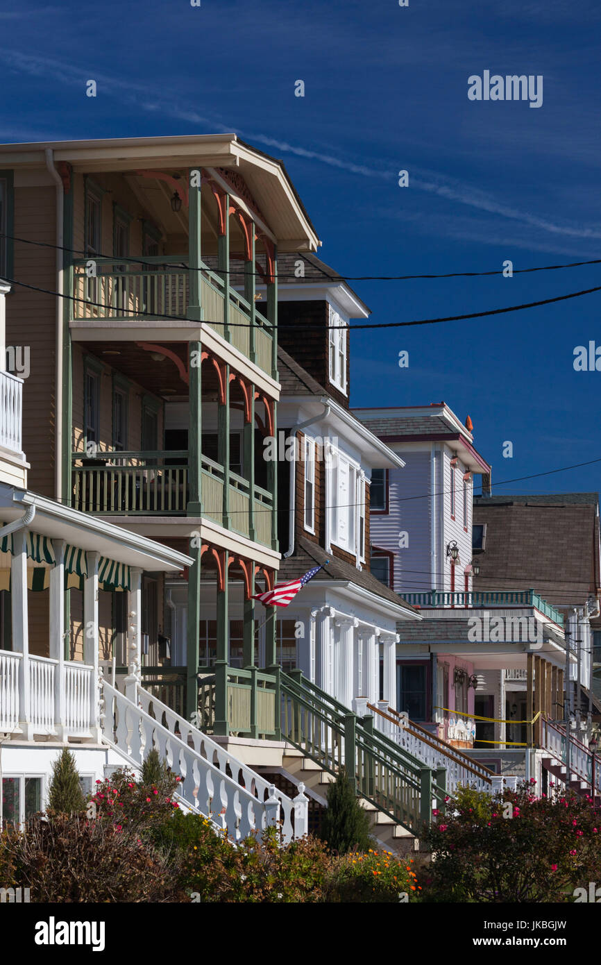 USA, New Jersey, Ocean Grove, beachfront houses Stock Photo Alamy
