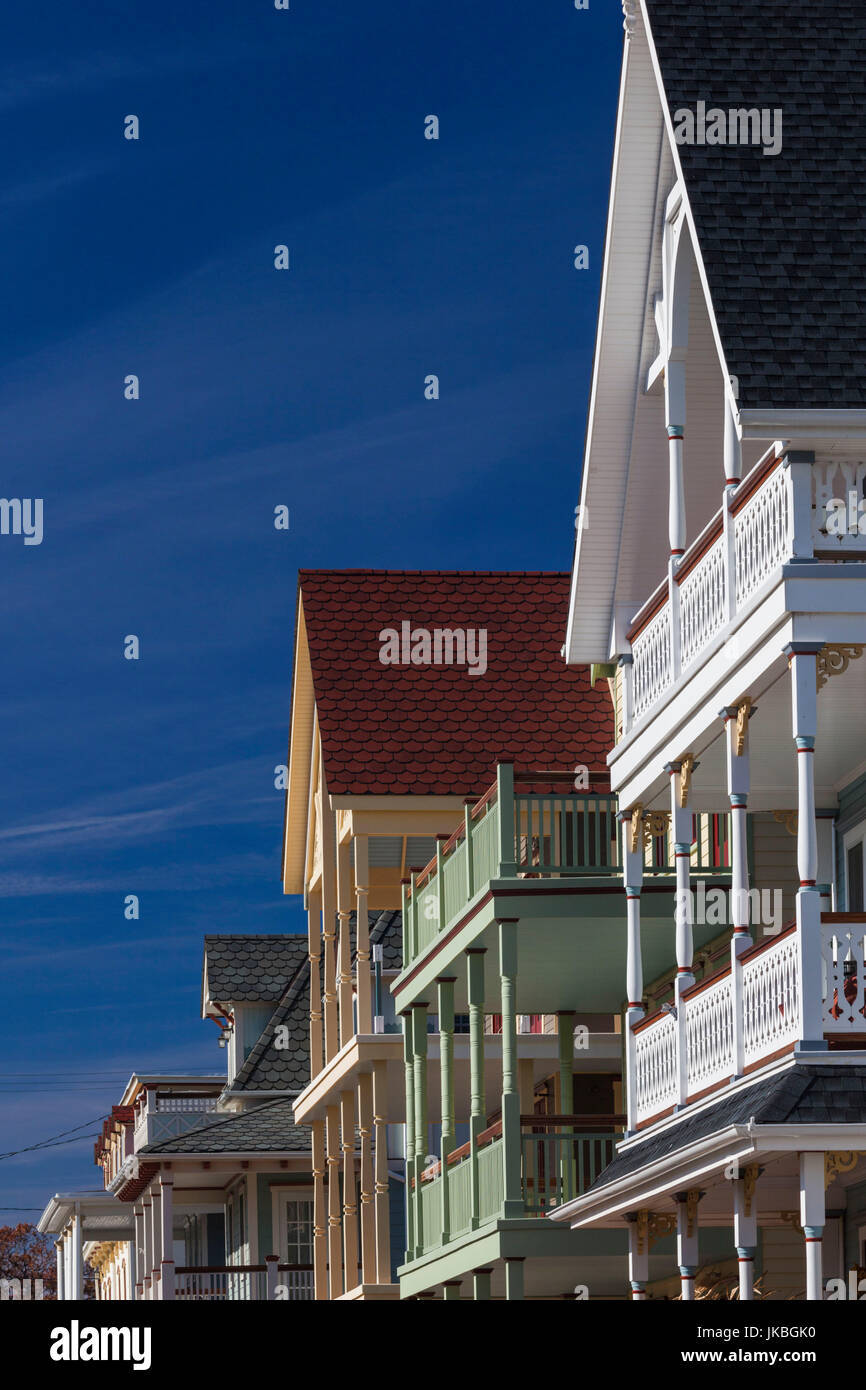 USA, New Jersey, Ocean Grove, beachfront houses Stock Photo Alamy