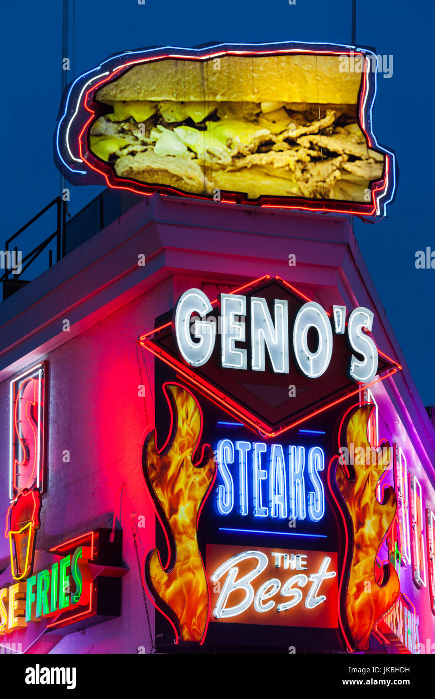 Genos cheesesteak hi-res stock photography and images - Alamy