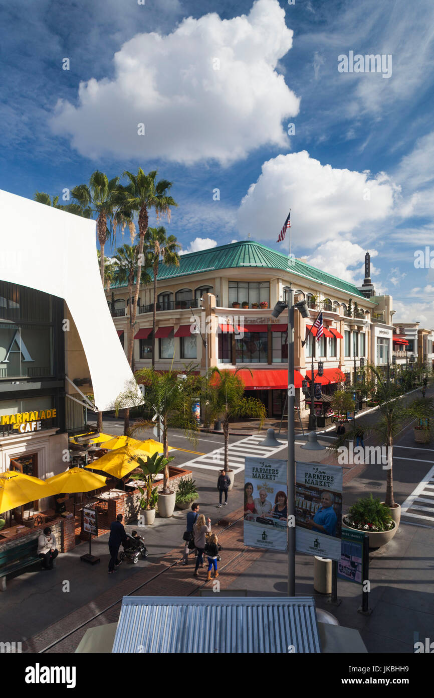 USA, California, Los Angeles, West Hollywood, The Grove outdoor mall Stock Photo