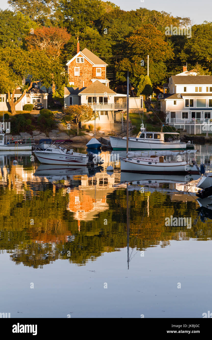 USA, Massachusetts, Gloucester, Annisquam, Lobster Cove, Autumn Stock