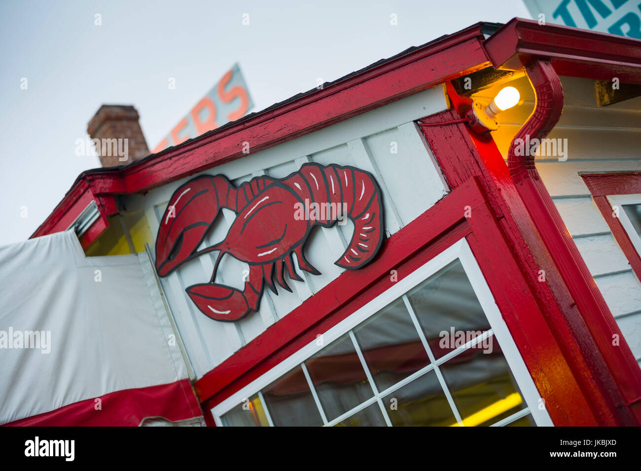 USA, Maine, Trenton, lobster shack art Stock Photo Alamy