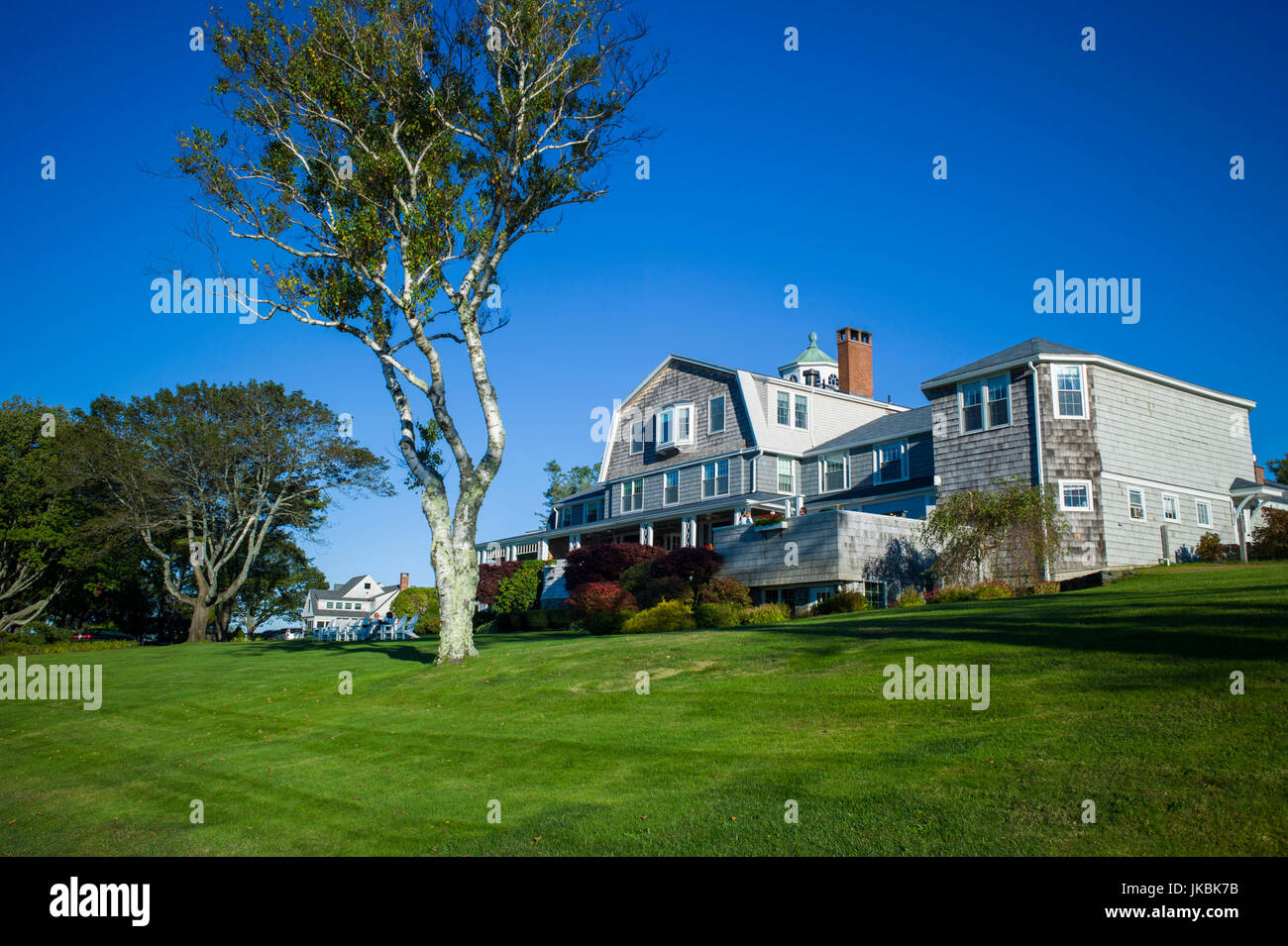 USA, Maine, Prouts Neck, The Black Point Inn Stock Photo Alamy