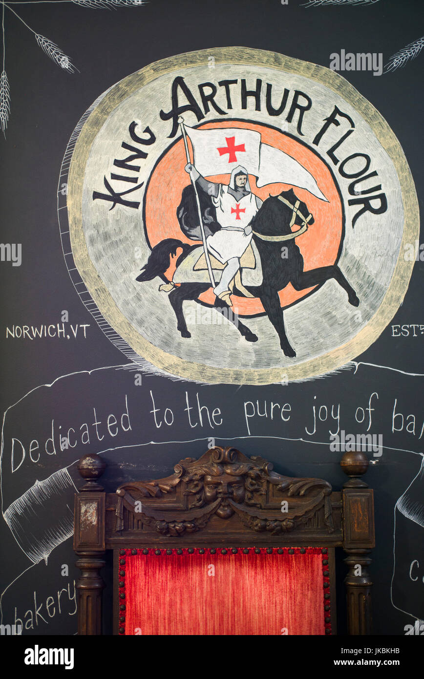 USA, Vermont, Norwich, King Arthur Flour, Flour company's Store, cafe