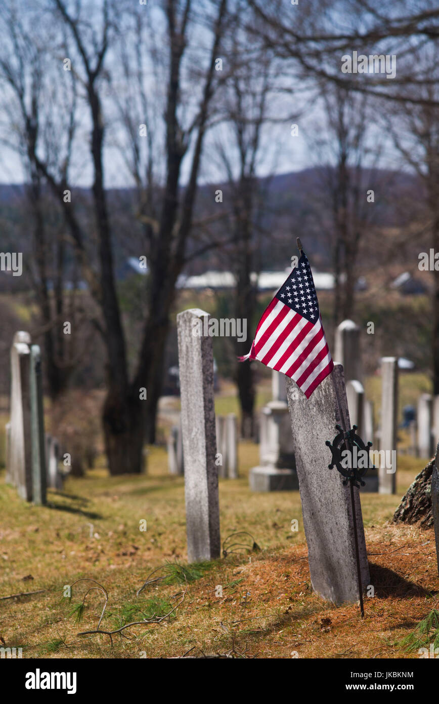 USA, Vermont, Peacham, Town cemetery Stock Photo Alamy
