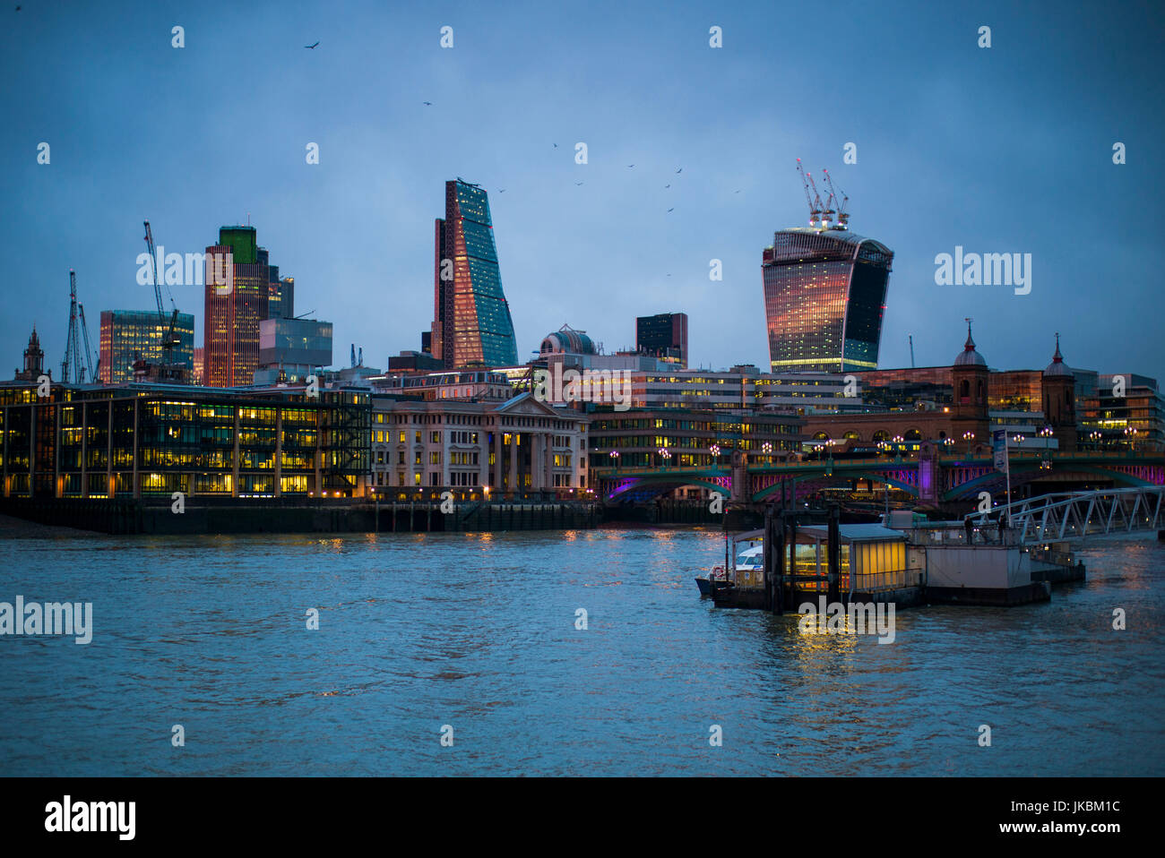 England, London, Southbank, Tate Modern, art gallery, main lobby interior Stock Photo