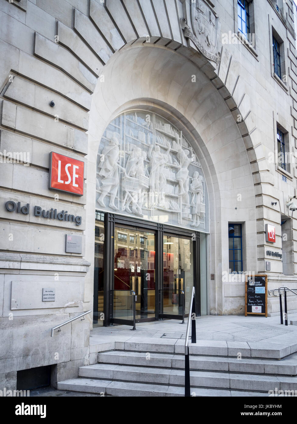 The Old Building of the London School of Economics, part of the University of London, in Central London, UK Stock Photo