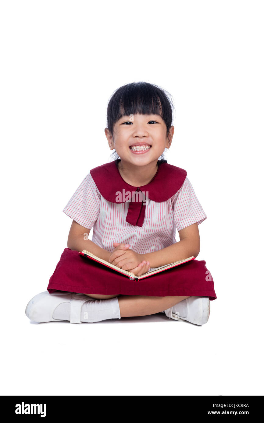 Chinese girl sitting crossed legs hi-res stock photography and images ...