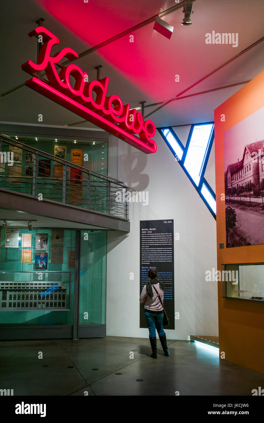 Germany, Berlin, Kreuzberg, Jewish Museum Berlin, Daniel Libeskind