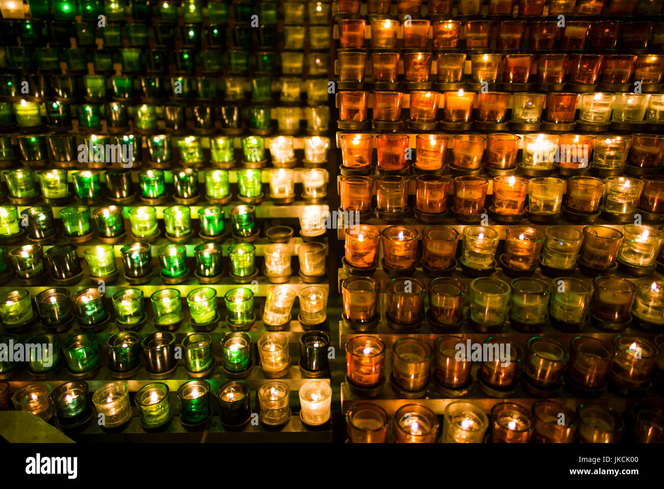 Canada, Quebec, Montreal, Oratory of Saint Joseph, chapel and votive