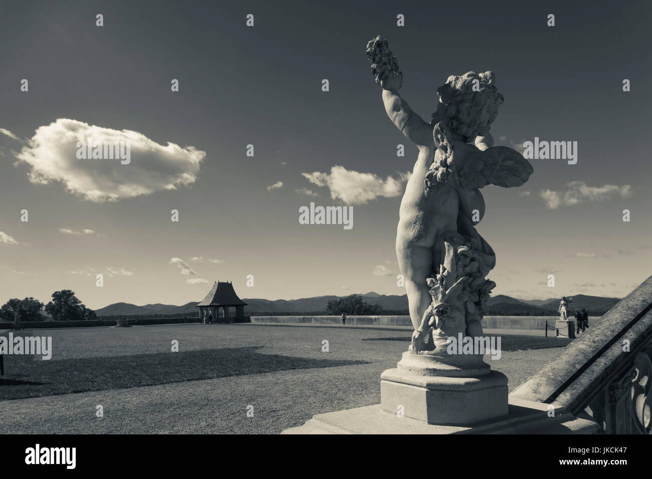 USA, North Carolina, Asheville, The Biltmore Estate, statue Stock Photo