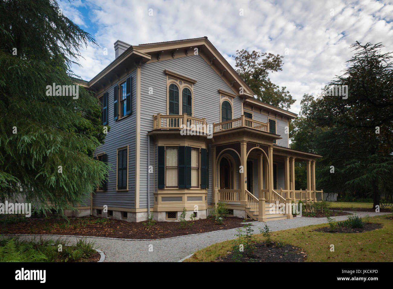 USA, South Carolina, Columbia, Woodrow Wilson Famiy Home, boyhood home of 28th President of the USA, Woodrow Wilson Stock Photo