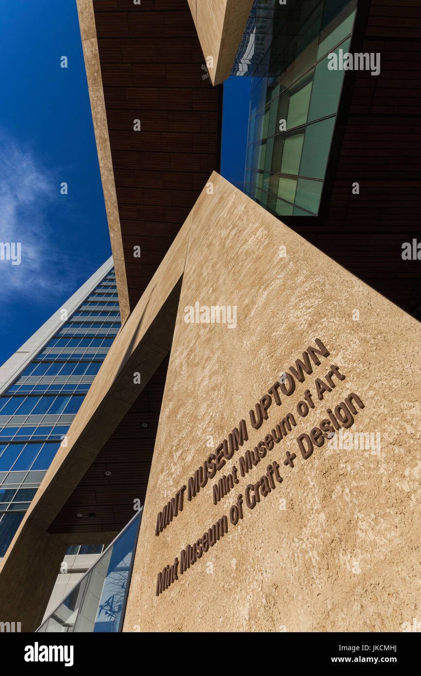 USA, North Carolina, Charlotte, Mint Museum of Art and Duke Energy