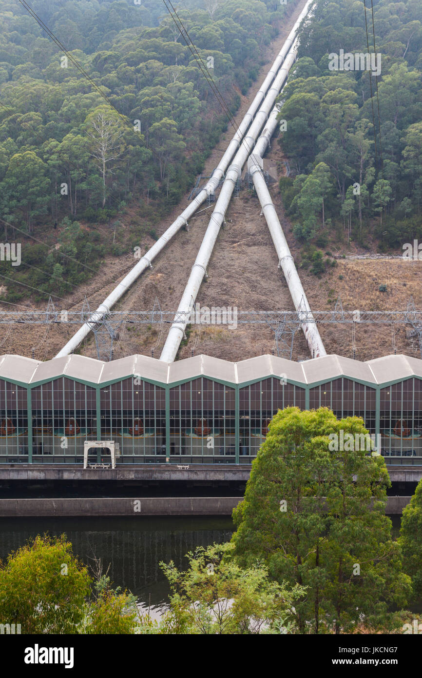 Australia, New South Wales, NSW, Khancoban, Snowy Hydro, hydro-electric generating station Stock Photo