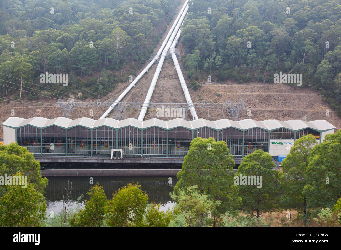 Australia, New South Wales, NSW, Khancoban, Snowy Hydro, hydro-electric generating station Stock Photo