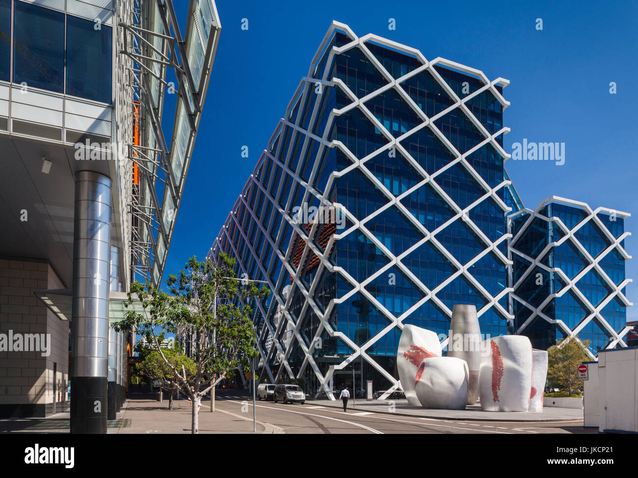 Australia, New South Wales, NSW, Sydney, Macquarie Bank Centre, Fitzpatrick and Partners, architects Stock Photo