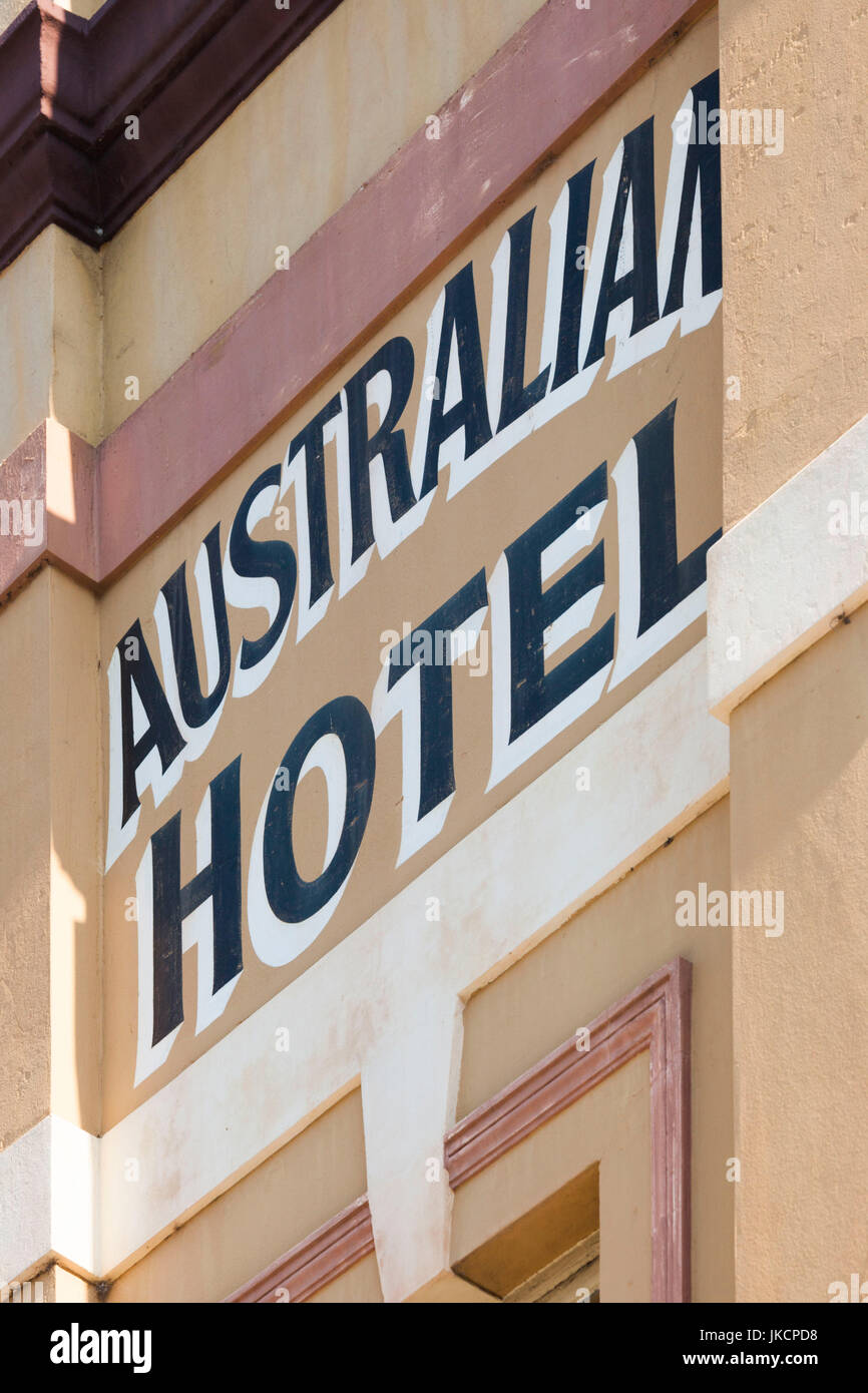 Australia, New South Wales, NSW, Sydney, The Rocks area, The Australian Hotel Stock Photo