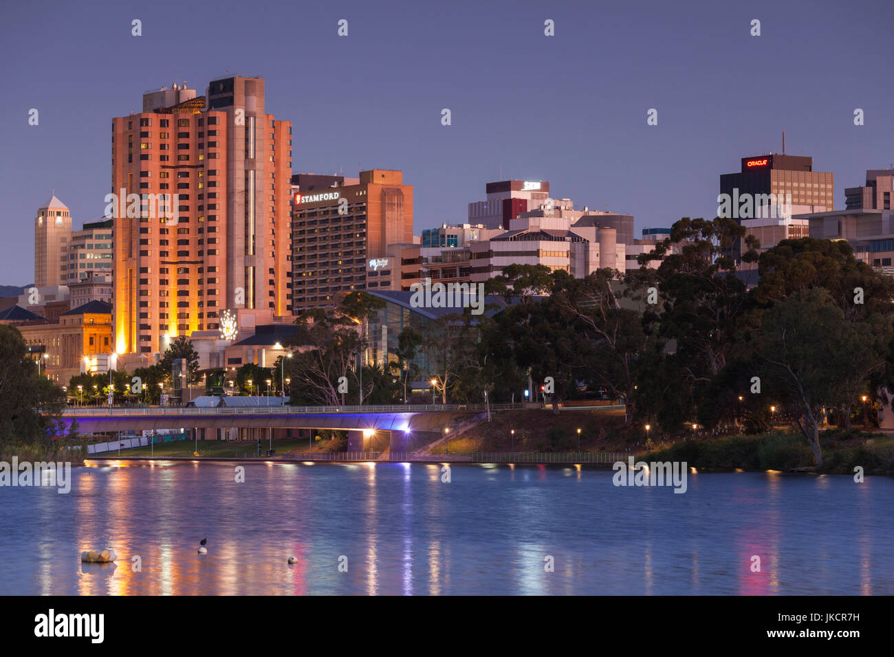Australia South Australia Adelaide Skyline From Torrens Lake australia-south-australia-adelaide-skyline-from-torrens-lake