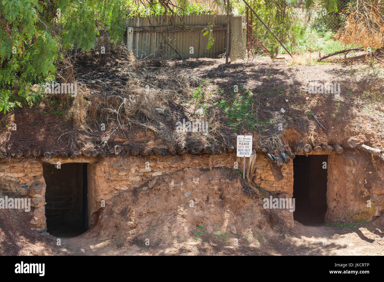 Australia, South Australia, Burra, former copper mining town, miner's dugout, underground miner's house Stock Photo