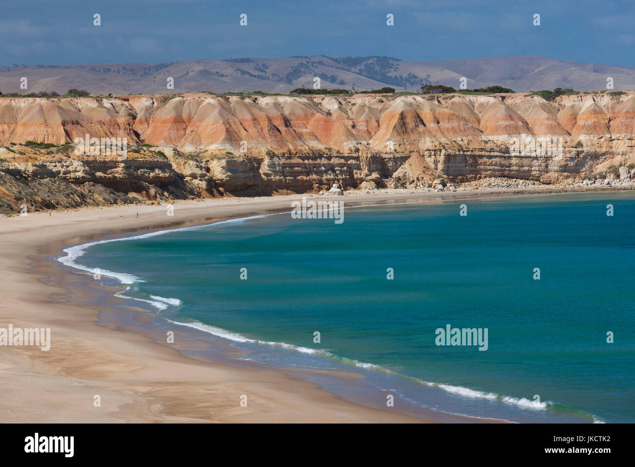 Australia, South Australia, Fleurieu Peninsula, Port Willunga, elevated beach view Stock Photo