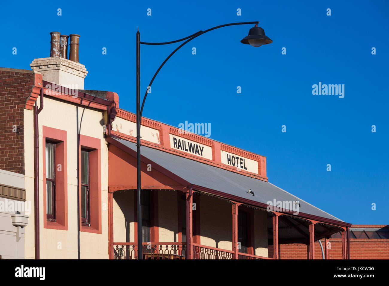 Australia, South Australia, Port Adelaide, Railway Hotel building Stock