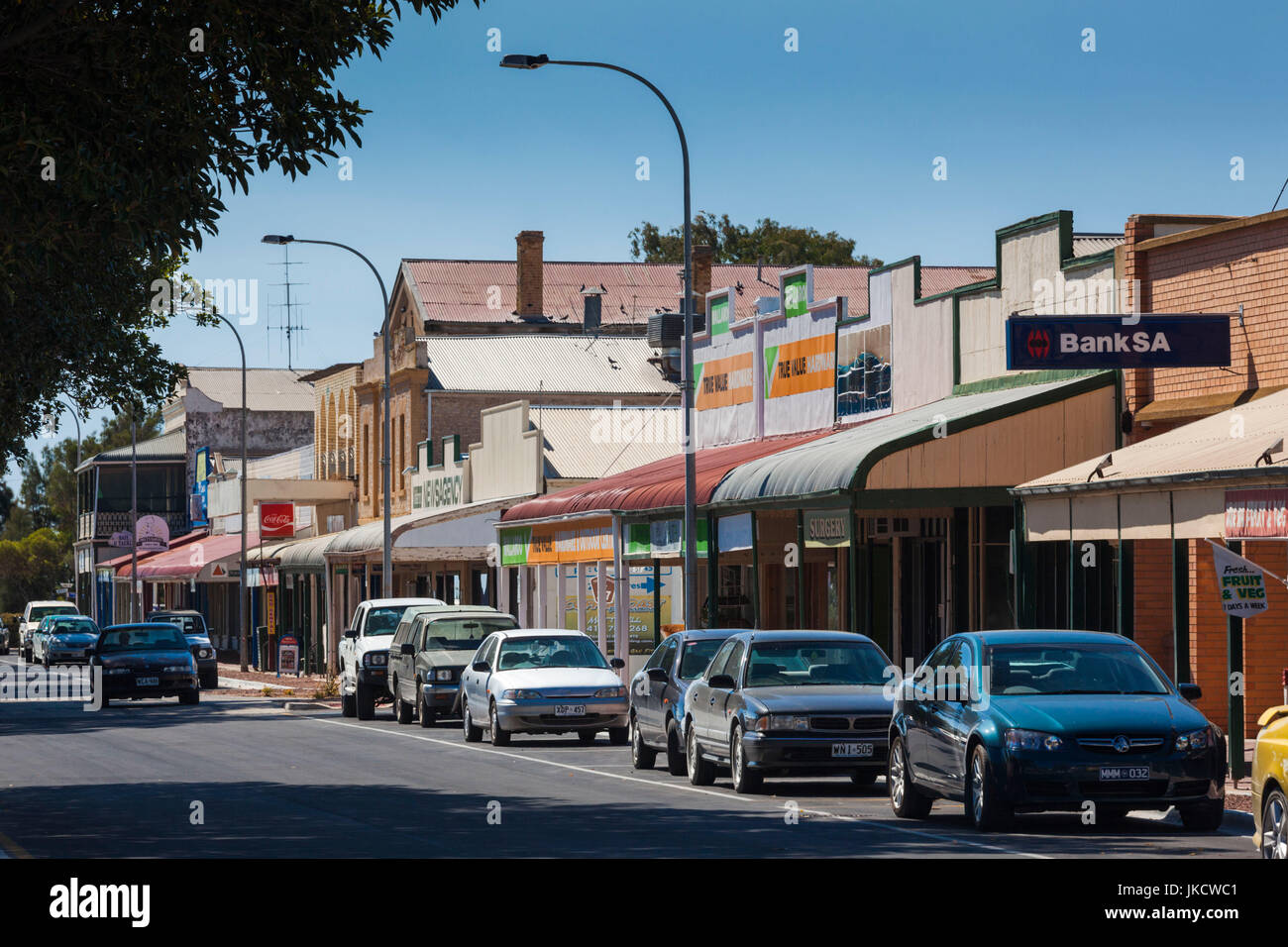 Australia, South Australia, Yorke Peninsula, Wallaroo, town view Stock