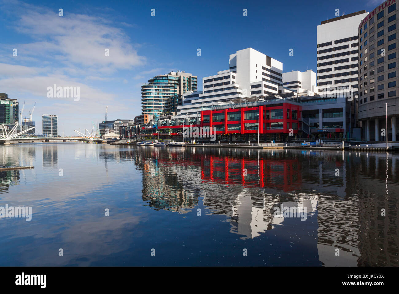 Australia, Victoria, VIC, Melbourne, South Wharf, buildings of the World Trade Centre Stock Photo