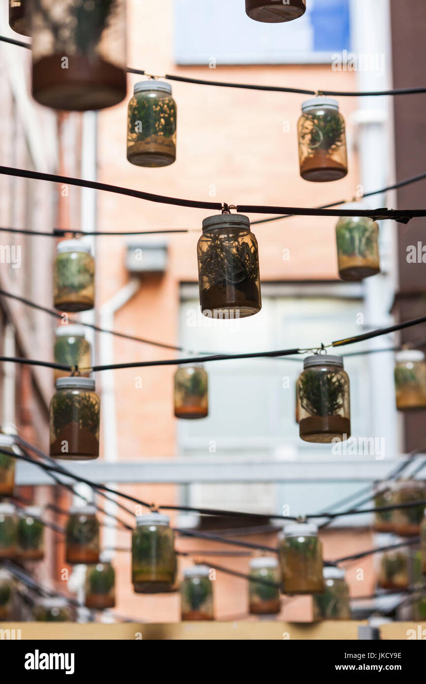 Australia Victoria VIC Melbourne Hanging Jar Art By The Block Arcade Stock Photo Alamy