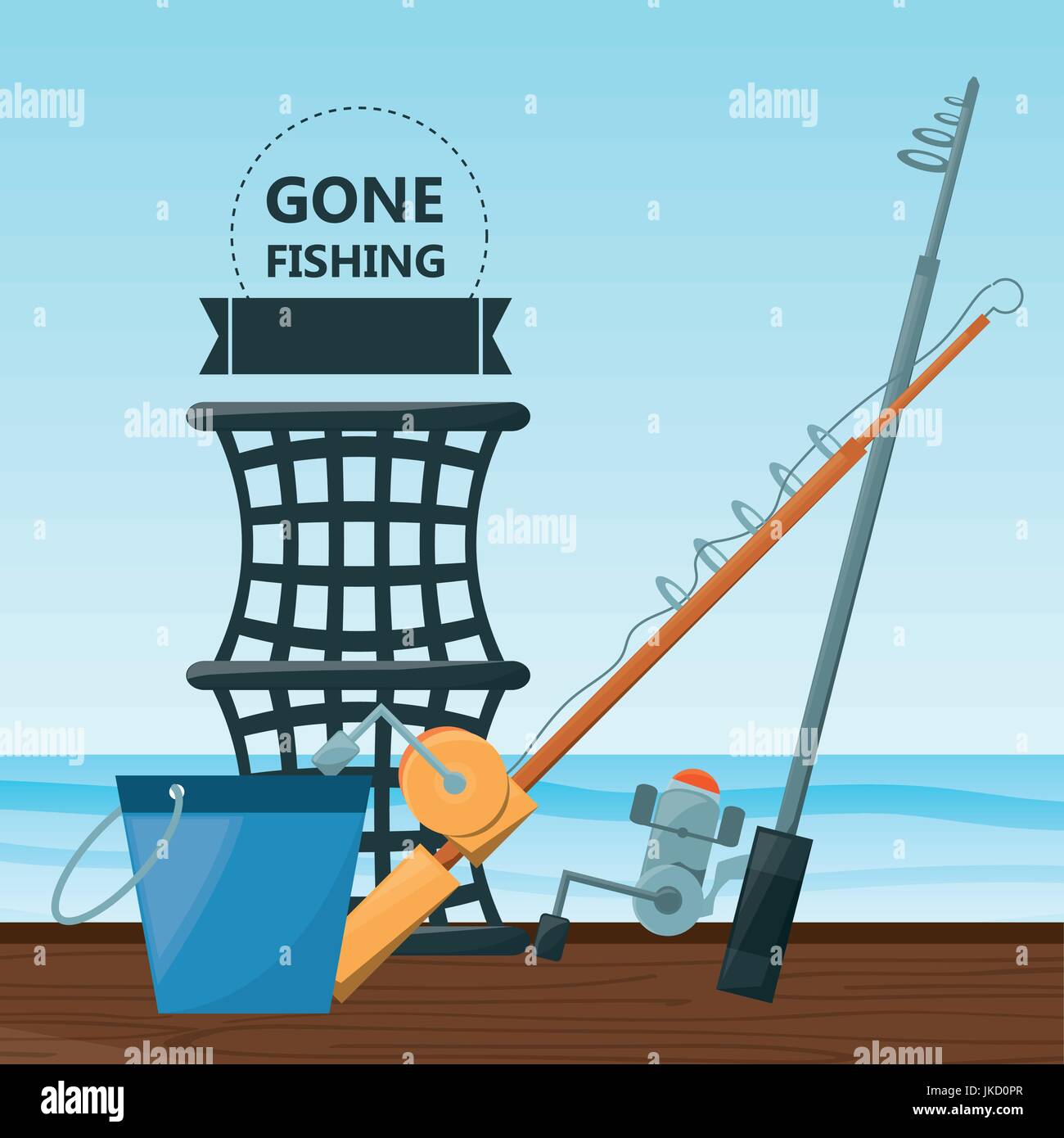 fishing equipment basic for catch Stock Vector Image & Art - Alamy