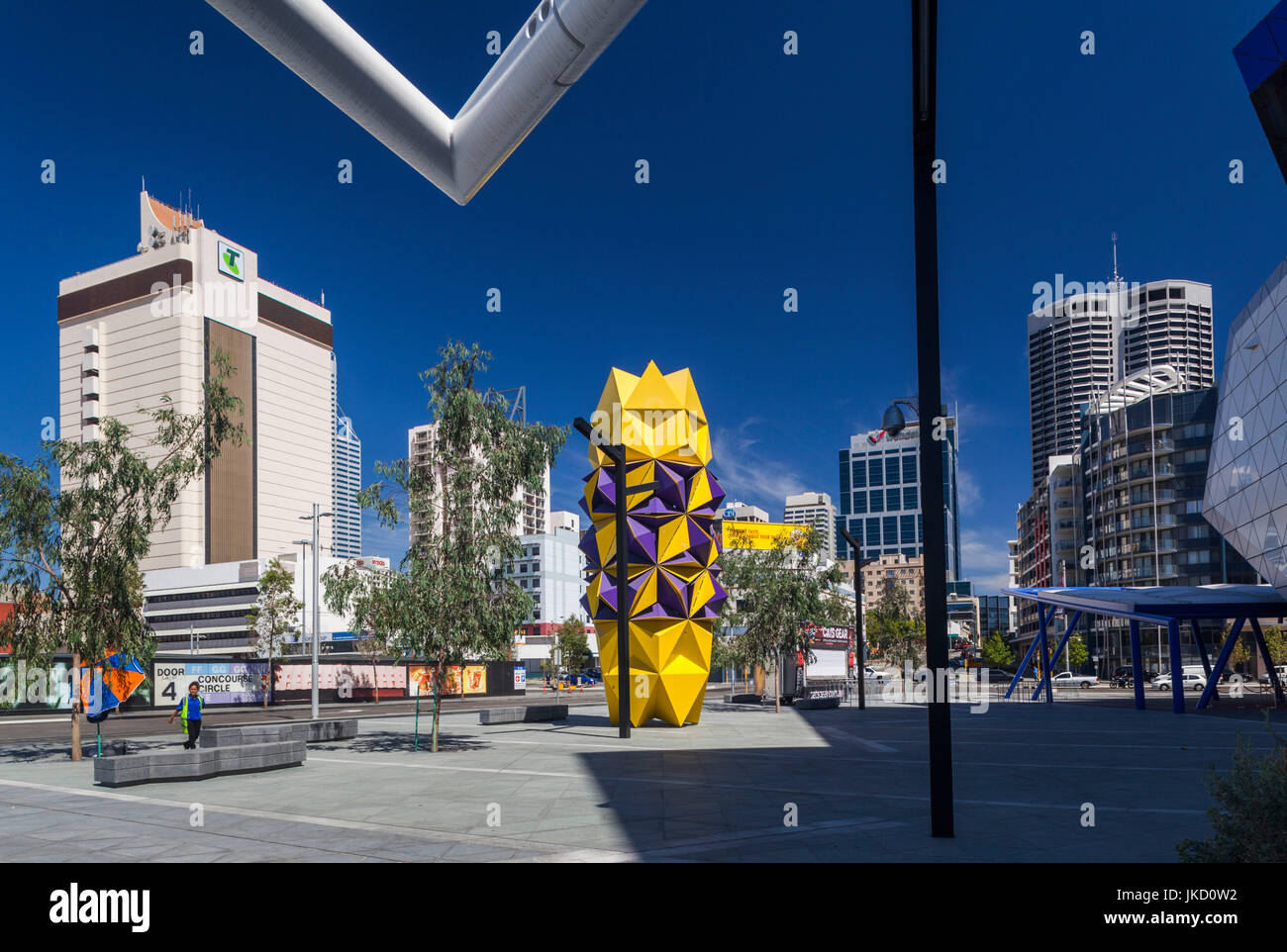 Australia, Western Australia, Perth, moving sculptures by the Perth