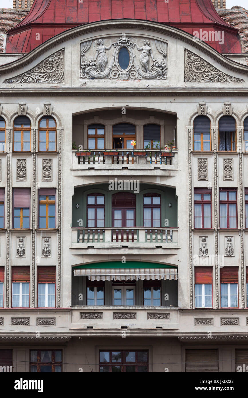 Romania, Banat Region, Timisoara, Piata Victoriei Square, buildings, daytime Stock Photo
