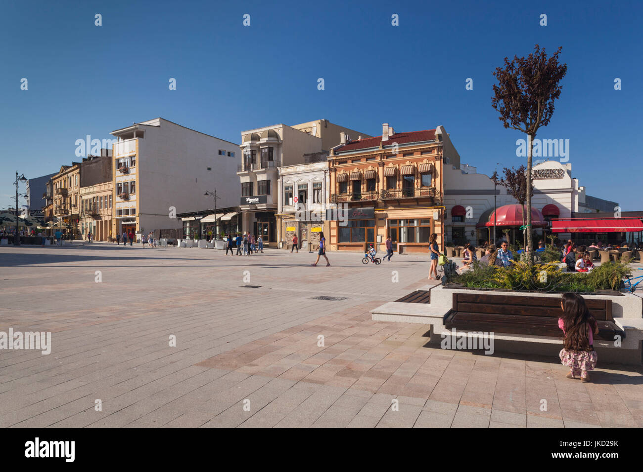 Romania, Black Sea Coast, Constanta, Piata Ovidiu, Ovid Square Stock
