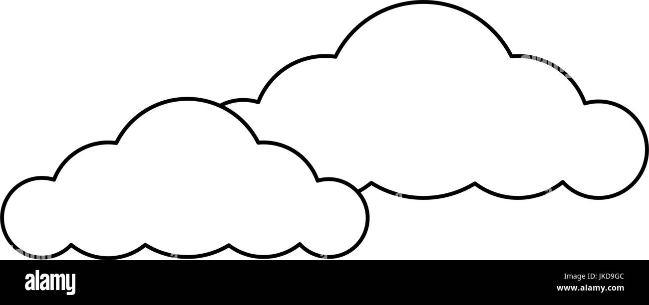 cloud weather climate nature meteorology forecast Stock Vector Image ...