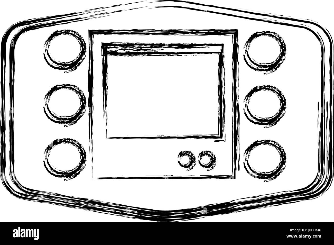 Car gps navigation display Stock Vector Images - Alamy