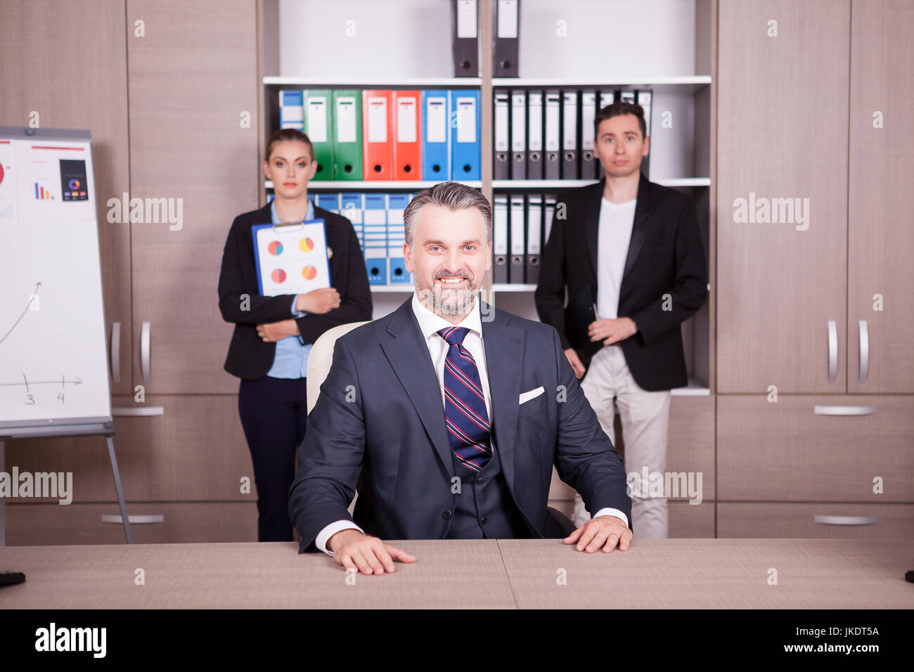 Diverse senior male colleagues hi-res stock photography and images - Alamy