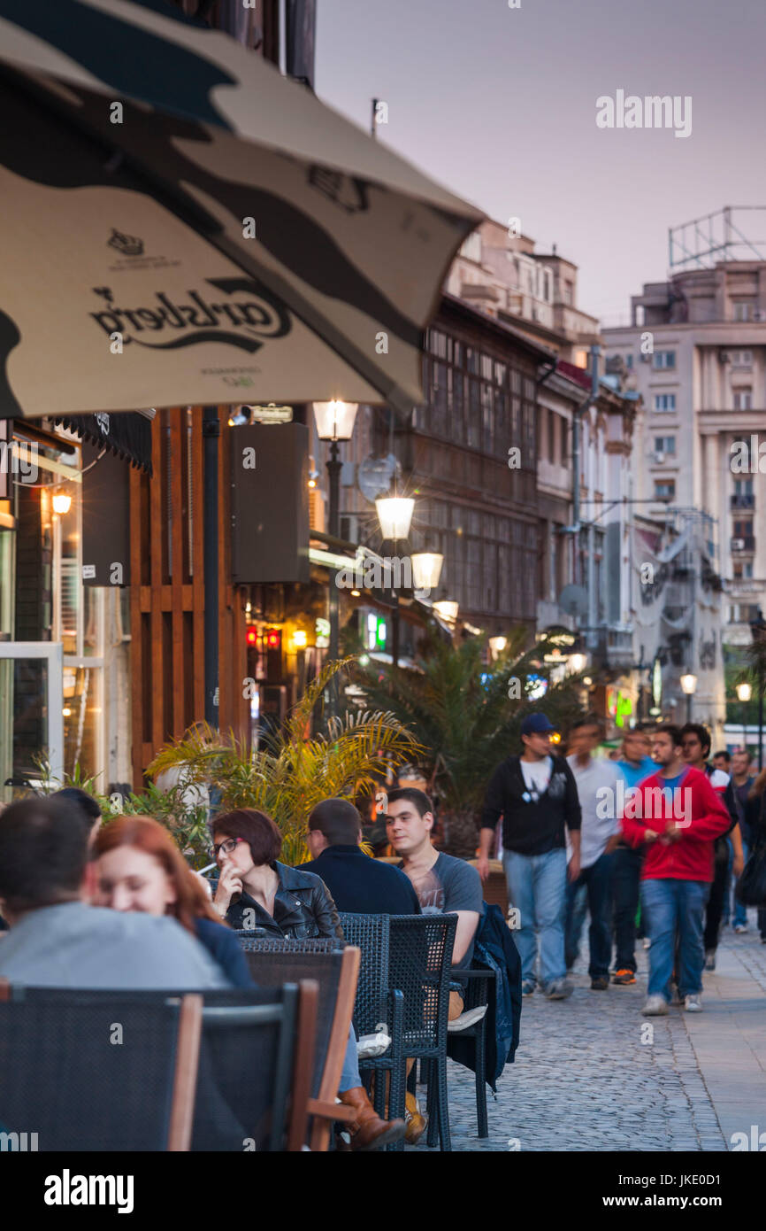 Romania Bucharest Lipscani Old Town People At Old Town Cafes romania-bucharest-lipscani-old-town-people-at-old-town-cafes