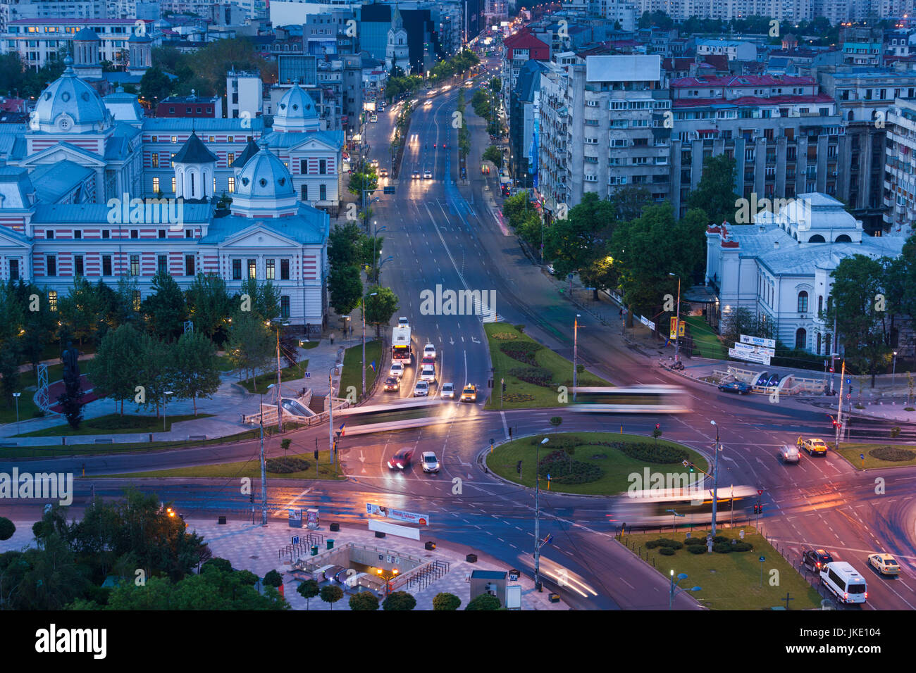 Romania, Bucharest, Piata Universitatii, Coltea Hospital along