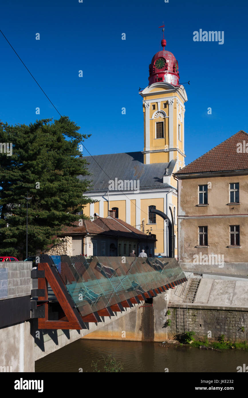 Romania, Maramures Region, Baia Mare, Church of the Reformation Stock Photo