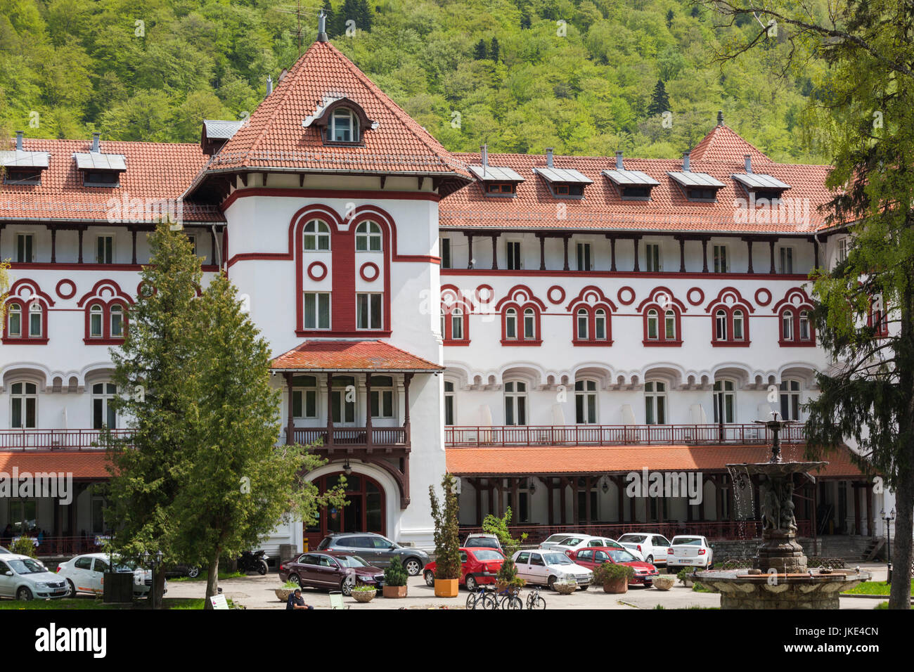 Romania, Transylvania, Sinaia, Hotel Caraiman Stock Photo Alamy