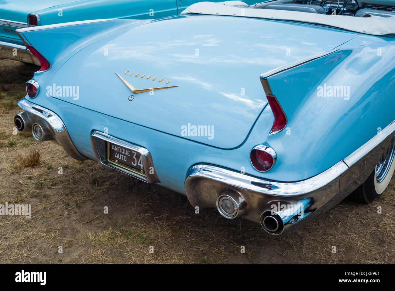 USA, Massachusetts, Cape Ann, Gloucester, Antique Car Show, 1950sera