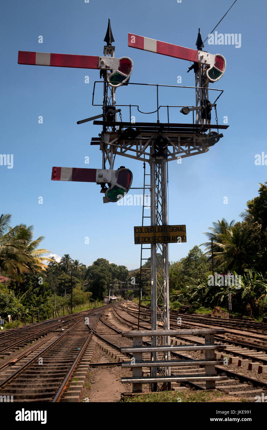 peradeniya junction station kandy central province sri lanka Stock