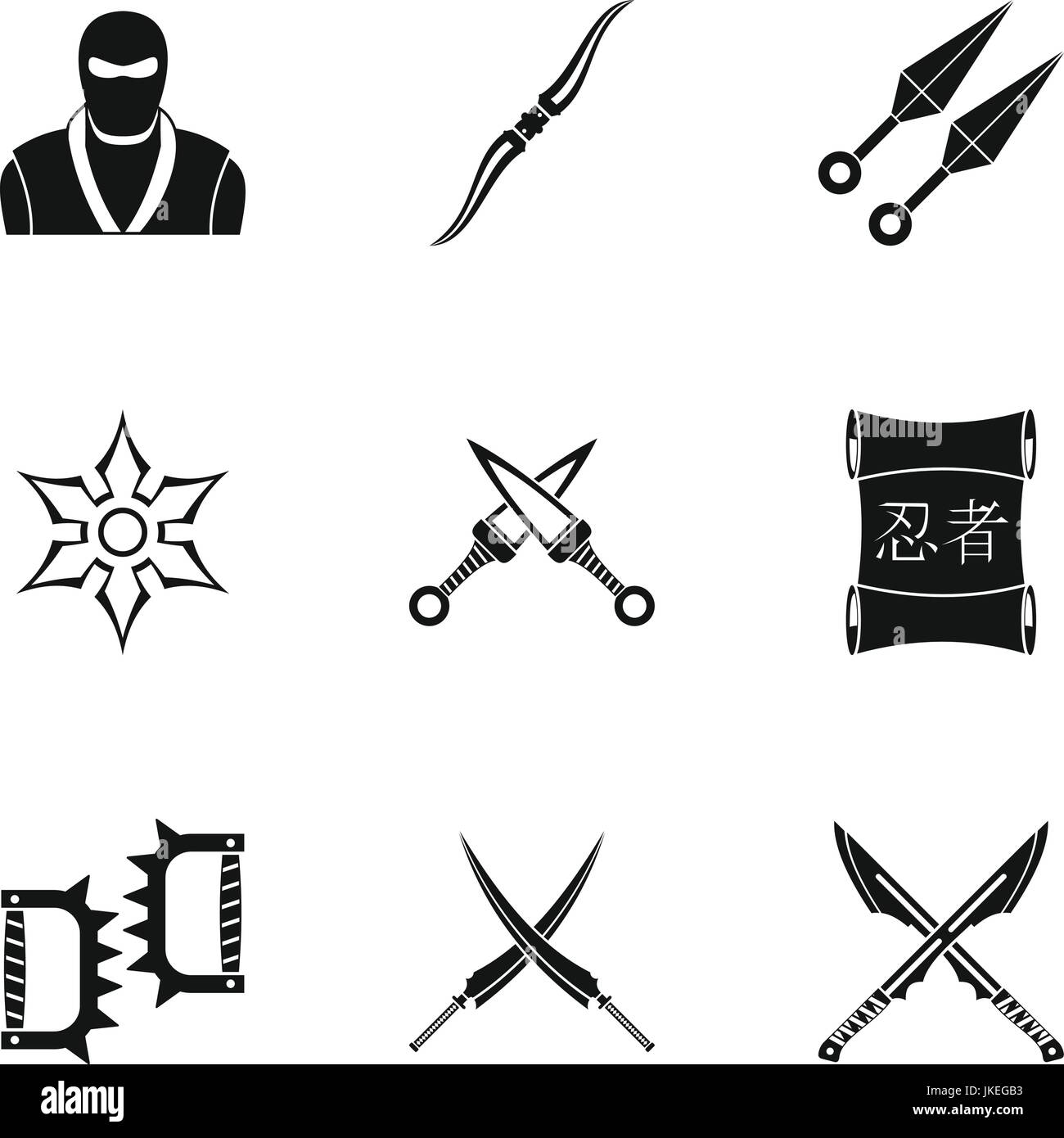 Set of bokken hi-res stock photography and images - Alamy